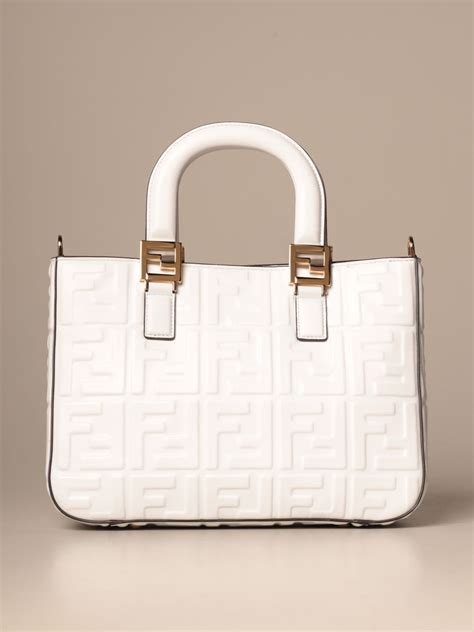 fendi white traveling bag|fendi small tote bag.